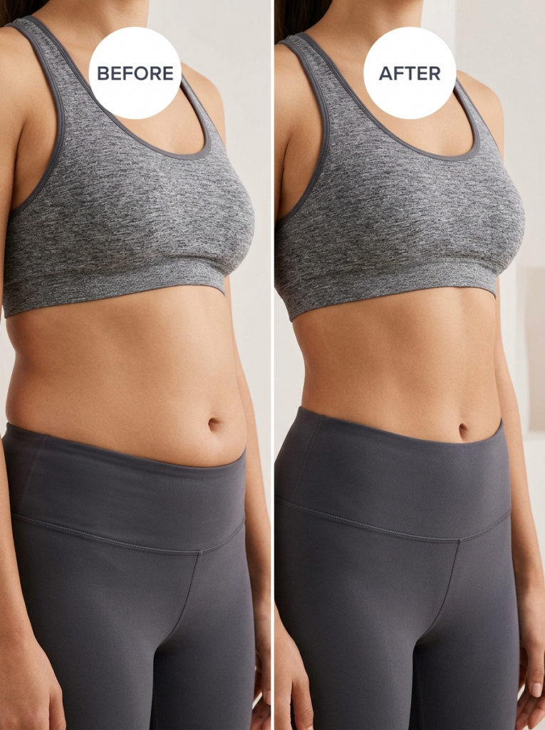 iSlim Flat Tummies - Smart Weight Management Bar Before and After Results